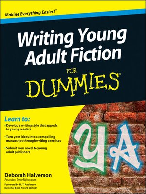 cover image of Writing Young Adult Fiction For Dummies